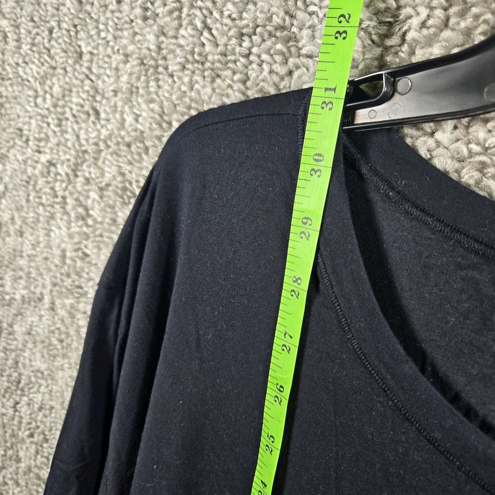 SKIMS Soft Lounge Boyfriend T-Shirt Onyx Black Modal Stretch Womens 3X - Picture 6 of 7
